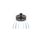 Ventilateur de plafond à 4 lumières en bronze vieilli Vintere de la collection Fanimation Studio