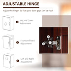 HOMCOM 63 Garde-manger de cuisine 2 portes, meuble de rangement indépendant avec étagères à 5 niveaux et 2 étagères réglables pour salle à manger