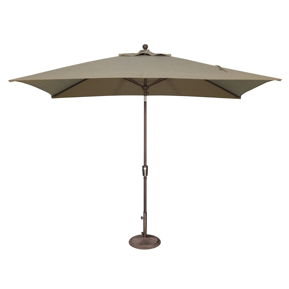 Parasol inclinable rectangulaire à bouton-poussoir SimplyShade Catalina de 10 pieds