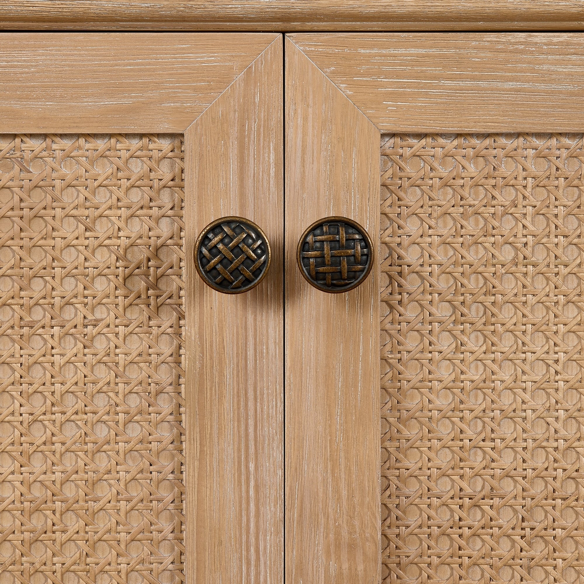 Meuble-lavabo Hervas avec plateau en marbre naturel sans miroir
