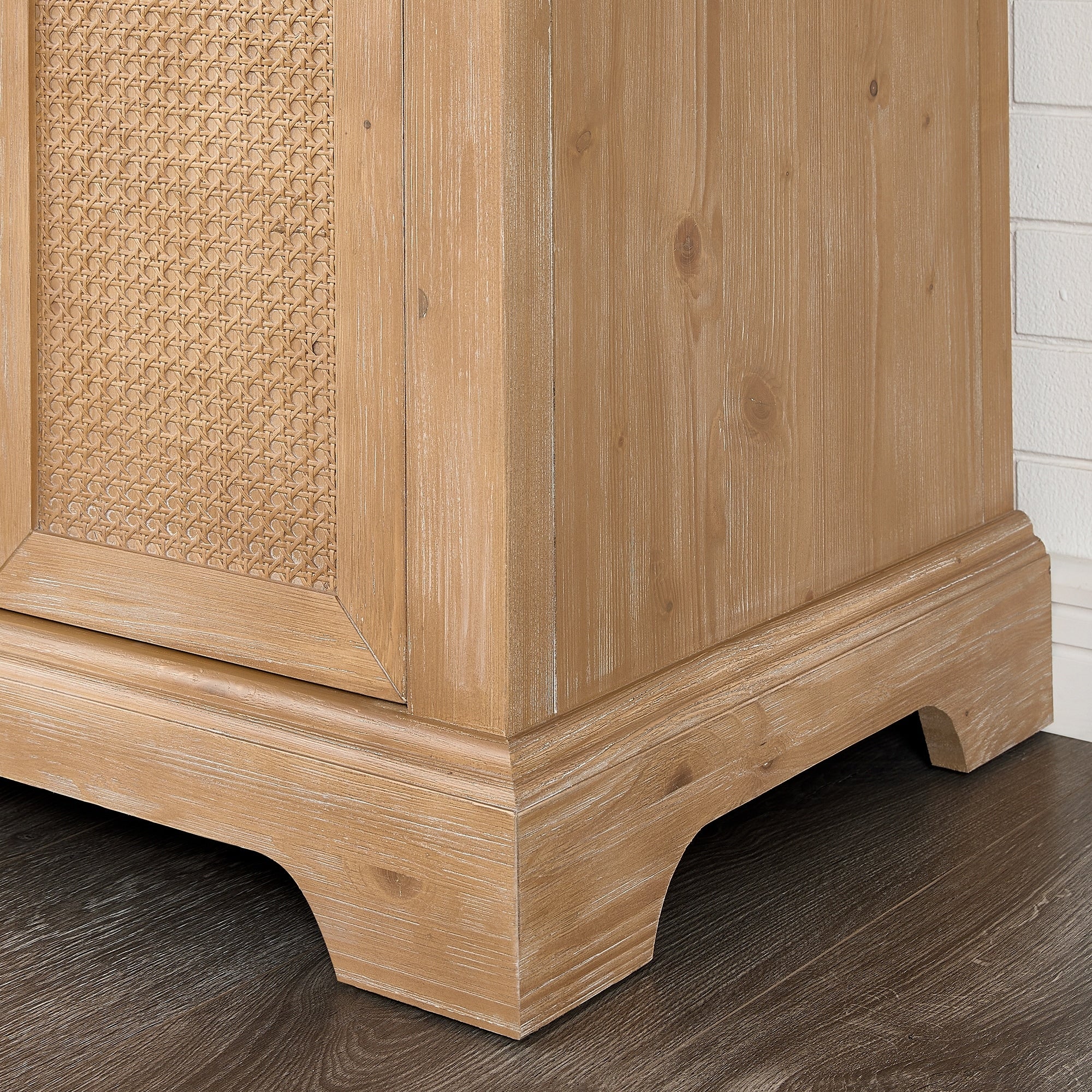 Meuble-lavabo Hervas avec plateau en marbre naturel sans miroir