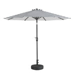 Parasol de patio Holme de 9 pieds et support de base