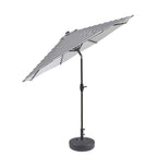 Parasol de patio Holme de 9 pieds et support de base