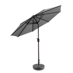 Parasol de patio Holme de 9 pieds et support de base