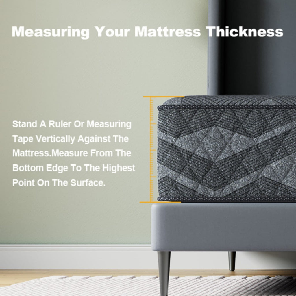 Matelas hybride en mousse à mémoire de forme SweDrea Plush 8/12 po, respirant et rafraîchissant, certifié CertiPUR-US, SGS et OEKO-TEX