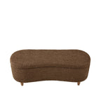 Banc d'appoint de rangement incurvé de style boucle INK IVY Bailey