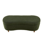 Banc d'appoint de rangement incurvé de style boucle INK IVY Bailey