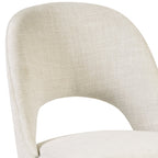 Chaises de salle à manger rembourrées INK IVY Nola avec dossier découpé (lot de 2)