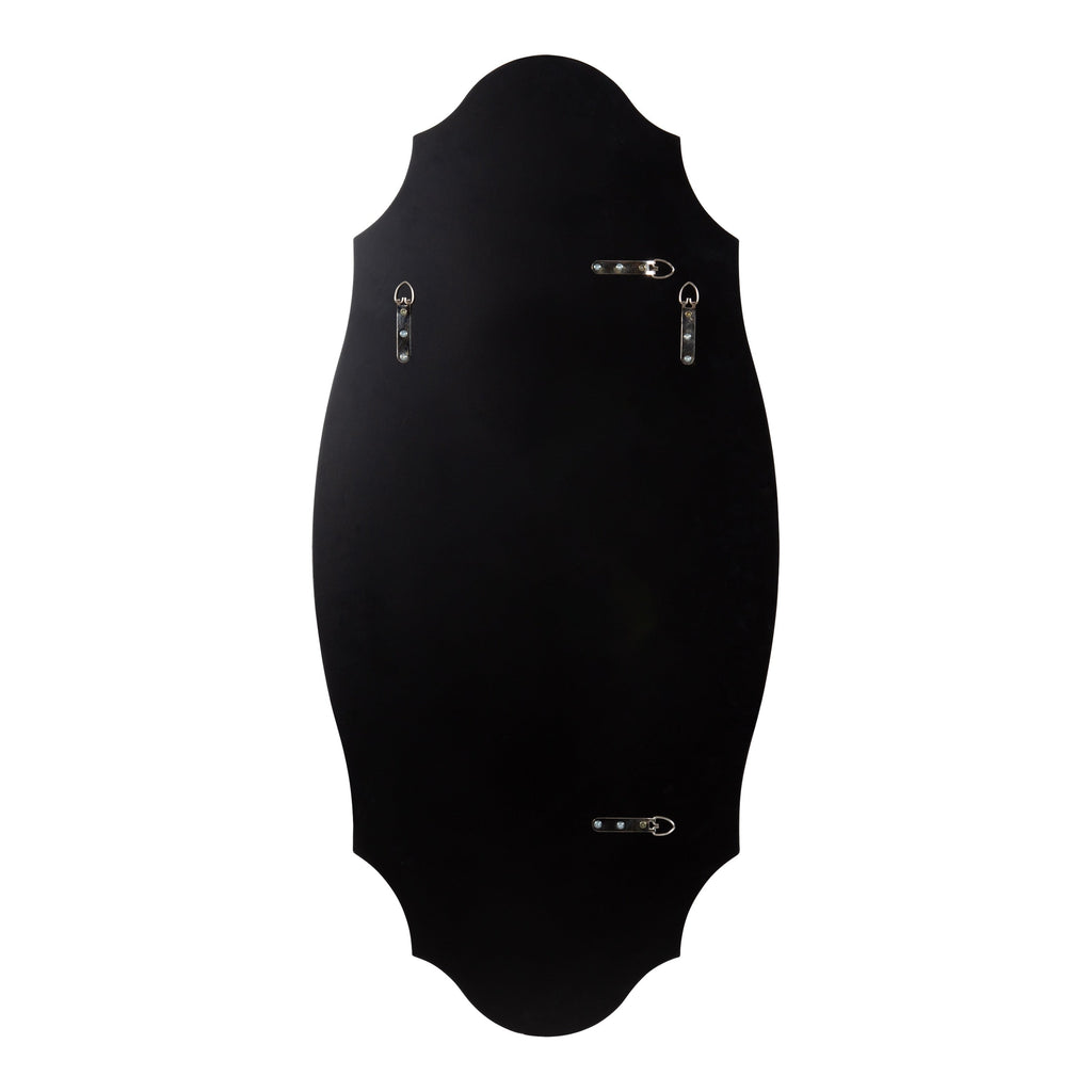 Miroir mural ovale festonné Kate et Laurel Leanna