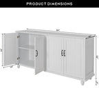 Buffet de cuisine, meuble de bar à café, meuble de rangement d'appoint