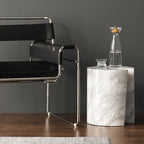 Seraphic Marble Round Side Table