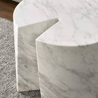 Seraphic Marble Round Side Table