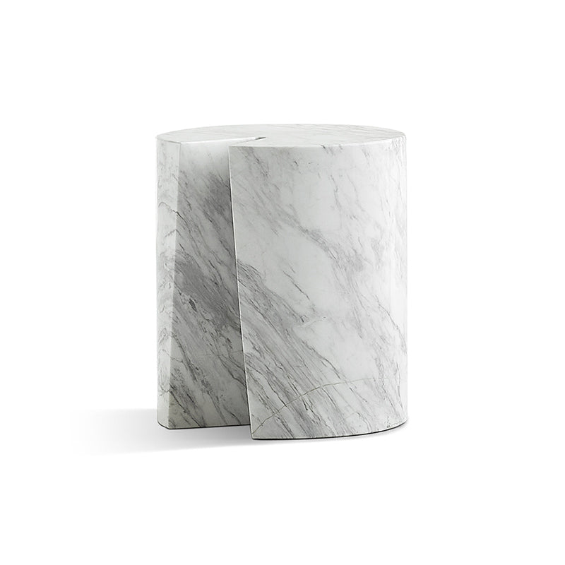 Seraphic Marble Round Side Table