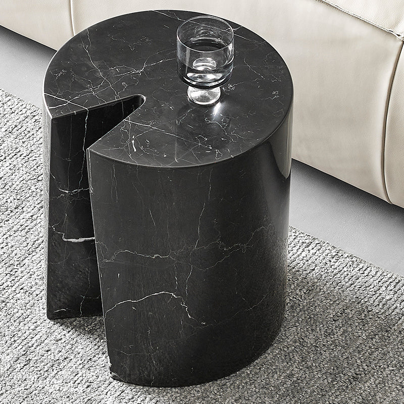 Seraphic Marble Round Side Table