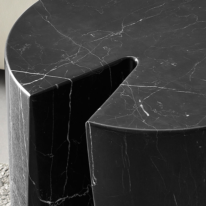 Seraphic Marble Round Side Table