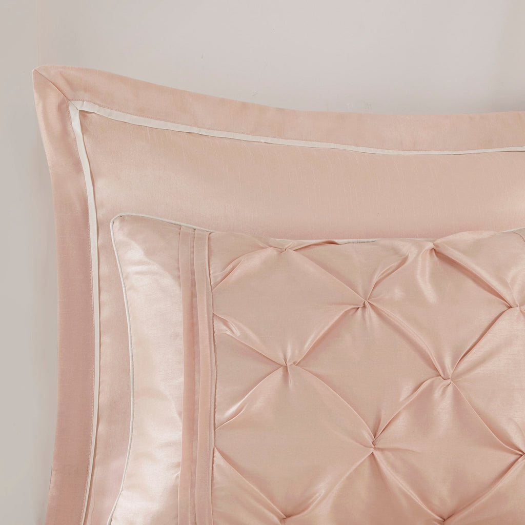 Madison Park Essentials Loretta 24 pièces dans un sac avec panneaux de fenêtre et ensemble de draps