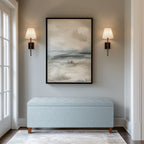 Banc de rangement rembourré à plateau capitonné Sasha de Madison Park