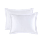 Parure de lit Madison Park Signature 500 fils au pouce carré, 100 % satin de coton brodé, collection de luxe