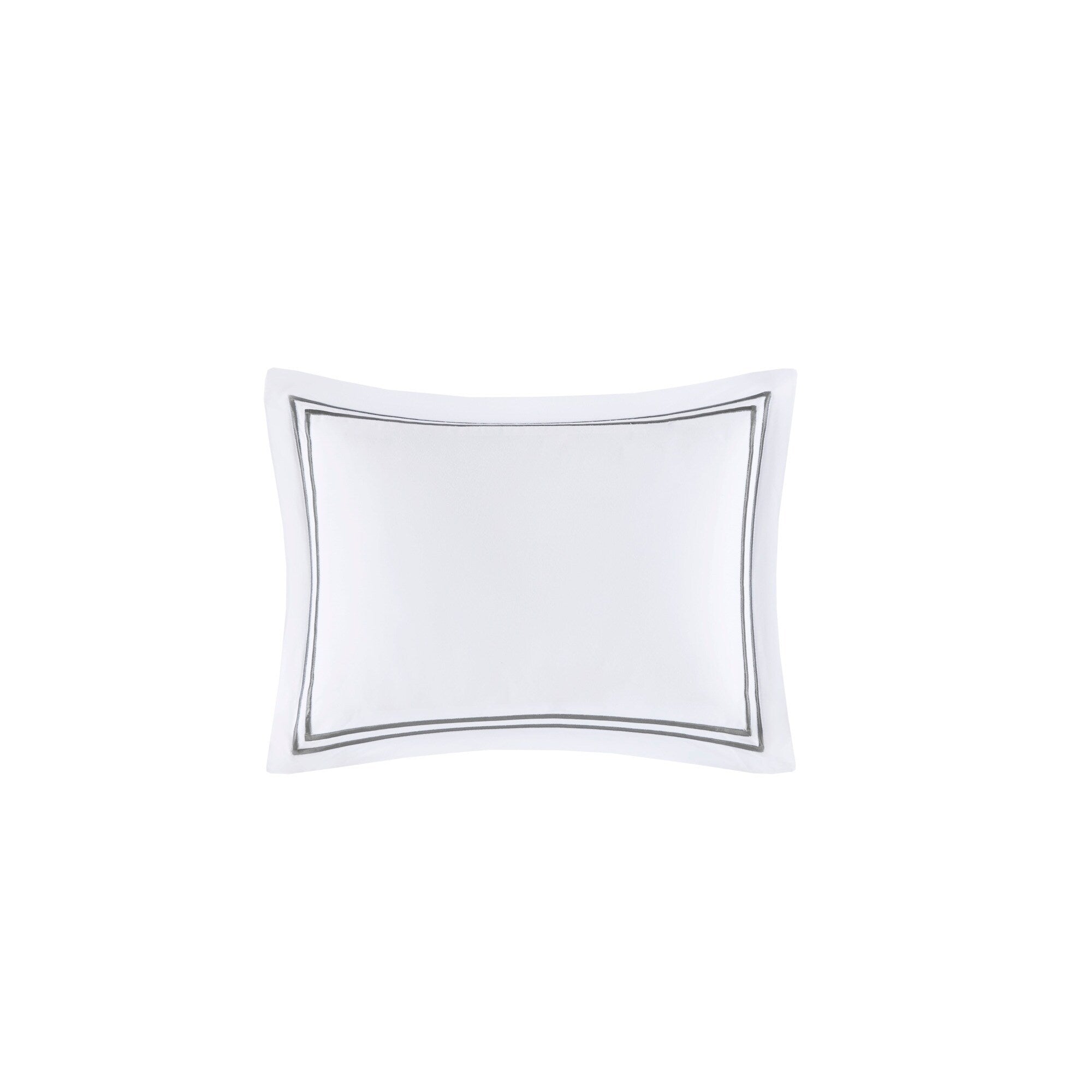 Parure de lit Madison Park Signature 500 fils au pouce carré, 100 % satin de coton brodé, collection de luxe