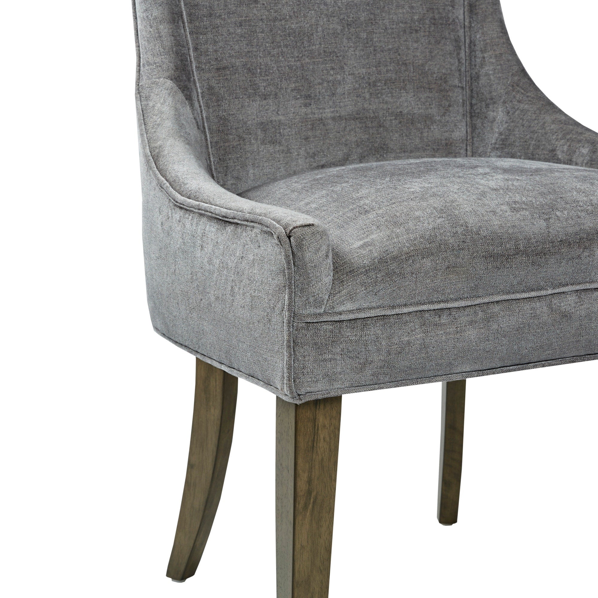 Chaises de salle à manger rembourrées Madison Park Signature Ultra avec pieds en bois (lot de 2) - N/A