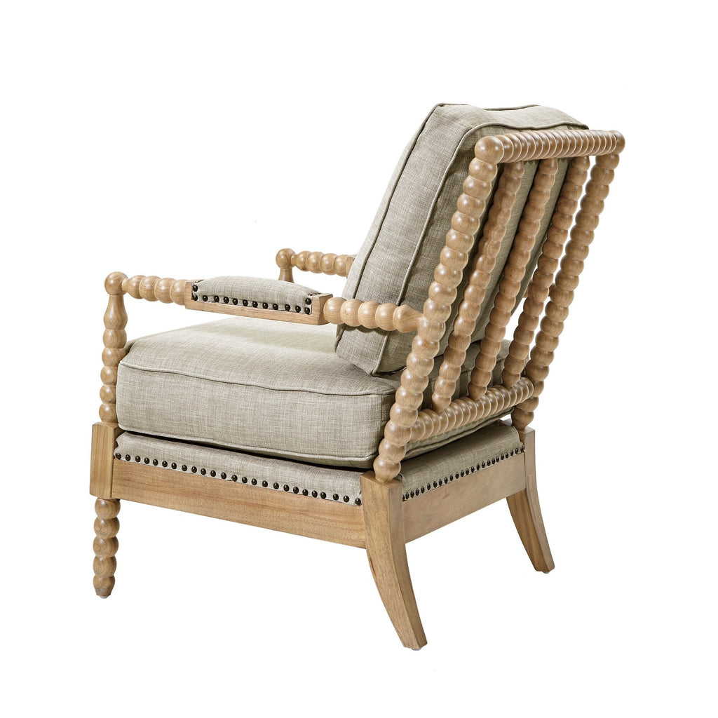 Fauteuil à cadre en bois tourné Madison Park Donohue