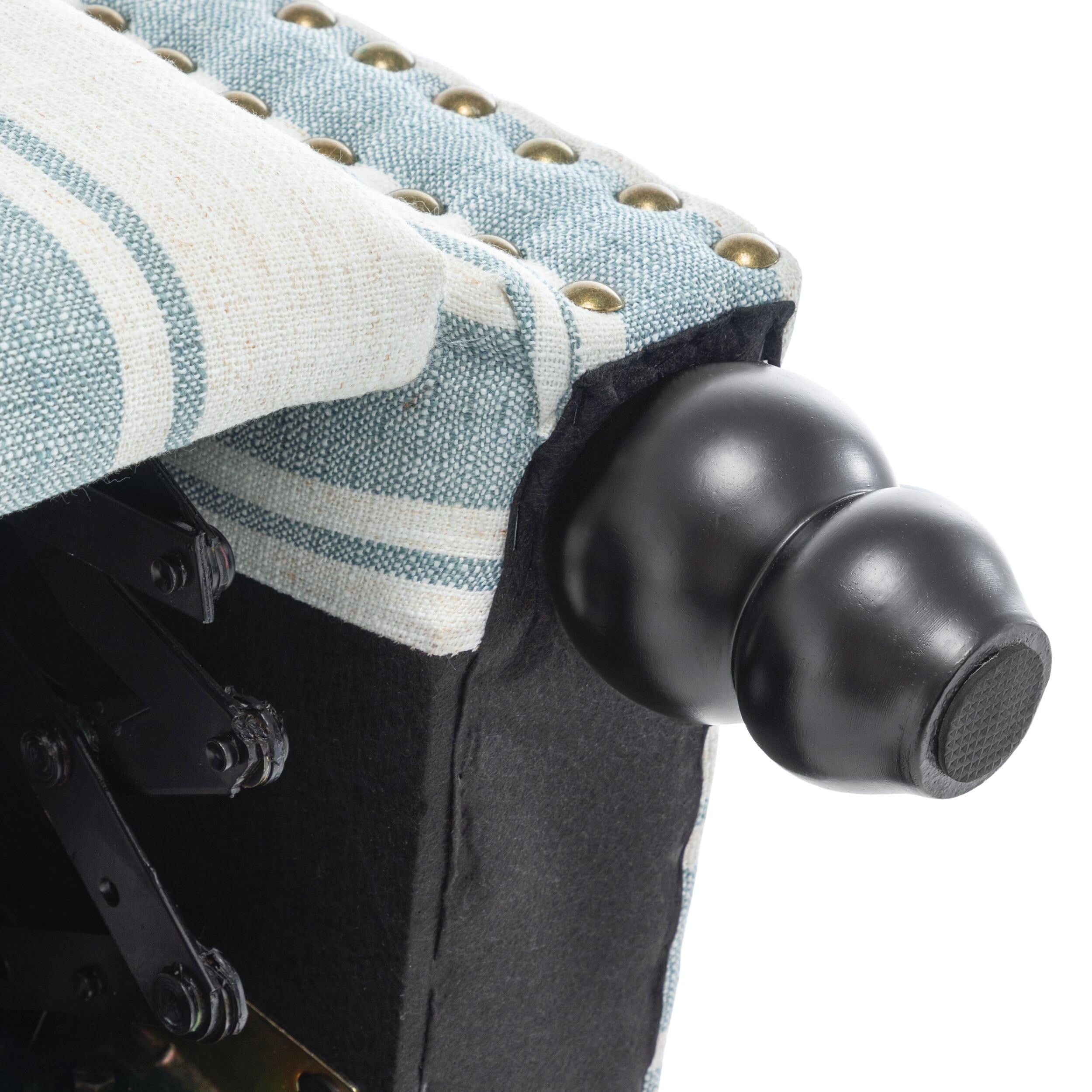 Fauteuils inclinables manuels avec garniture cloutée