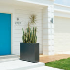 Jardinière métallique robuste pour plantes d'extérieur, 96 x 25 x 76 cm (L x l x H) - 96 x 76 x 25 cm (l x l x H)