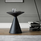 Raven Cone-Shaped Oak Side Table