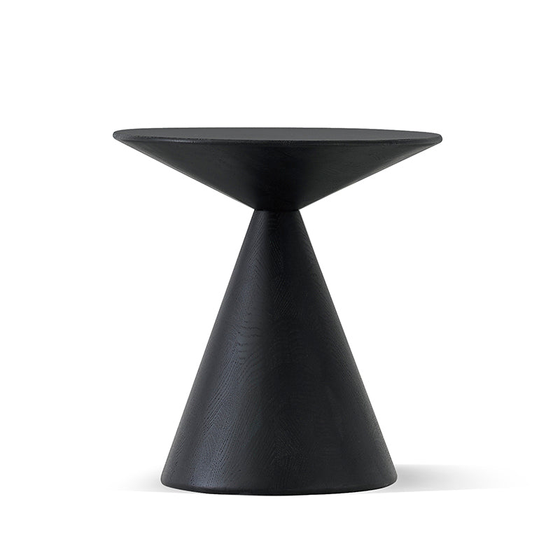 Raven Cone-Shaped Oak Side Table