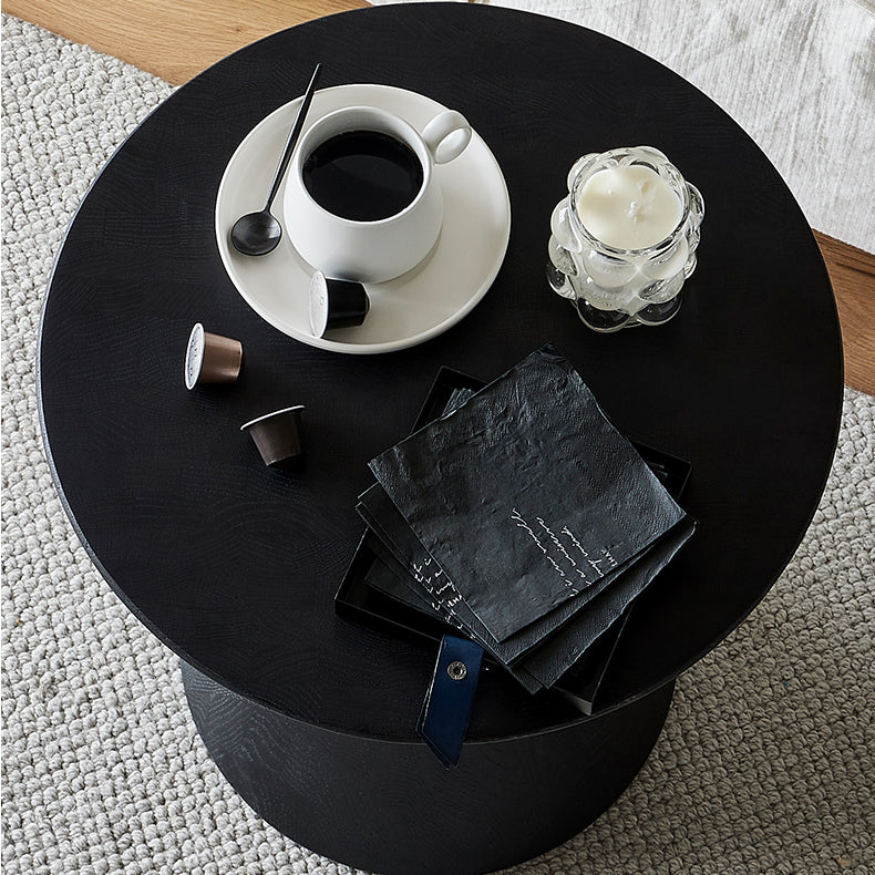 Raven Cone-Shaped Oak Side Table