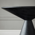 Raven Cone-Shaped Oak Side Table