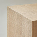 Zenith Cube Oak Side Table