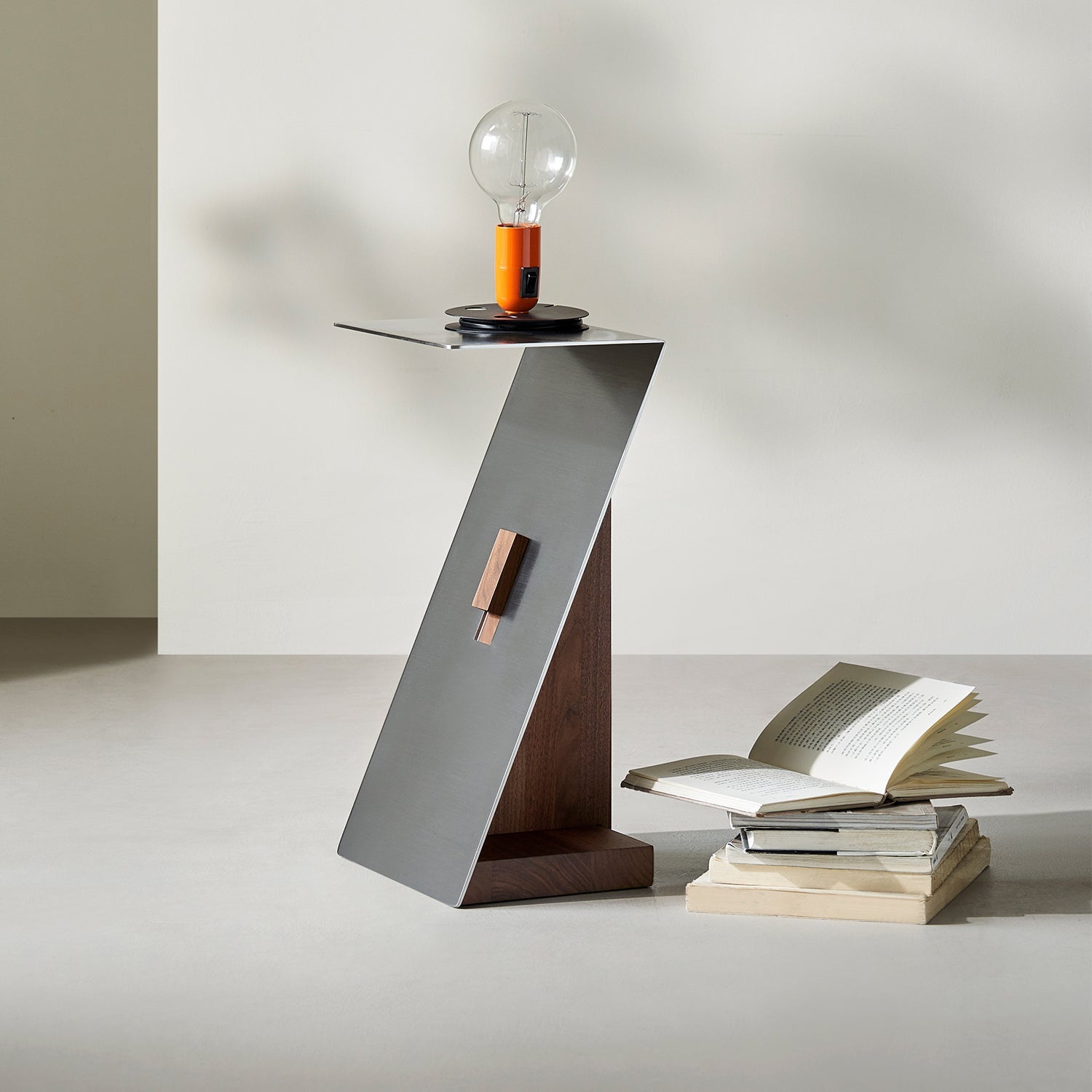 Locke Stainless Steel Side Table