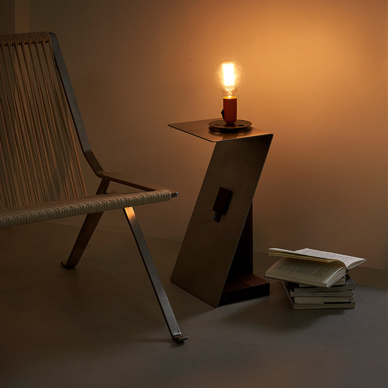 Locke Stainless Steel Side Table