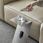 Locke Stainless Steel Side Table