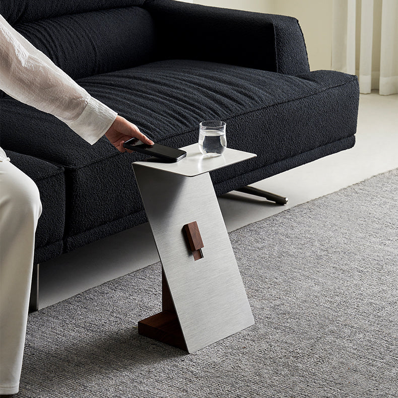 Locke Stainless Steel Side Table