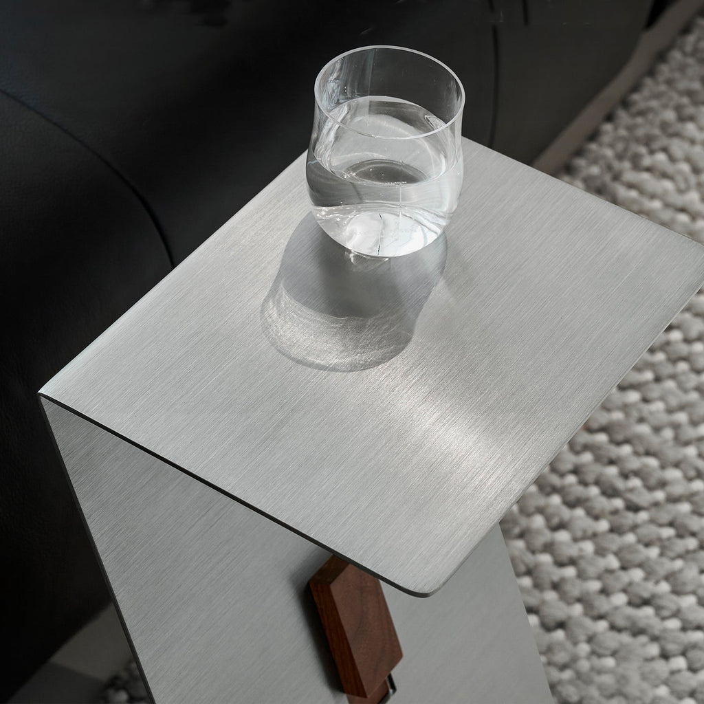 Locke Stainless Steel Side Table