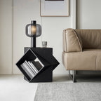 Polyhedron Solid Wood Side Table