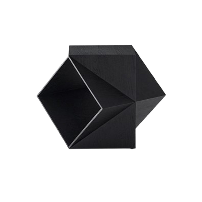 Polyhedron Solid Wood Side Table