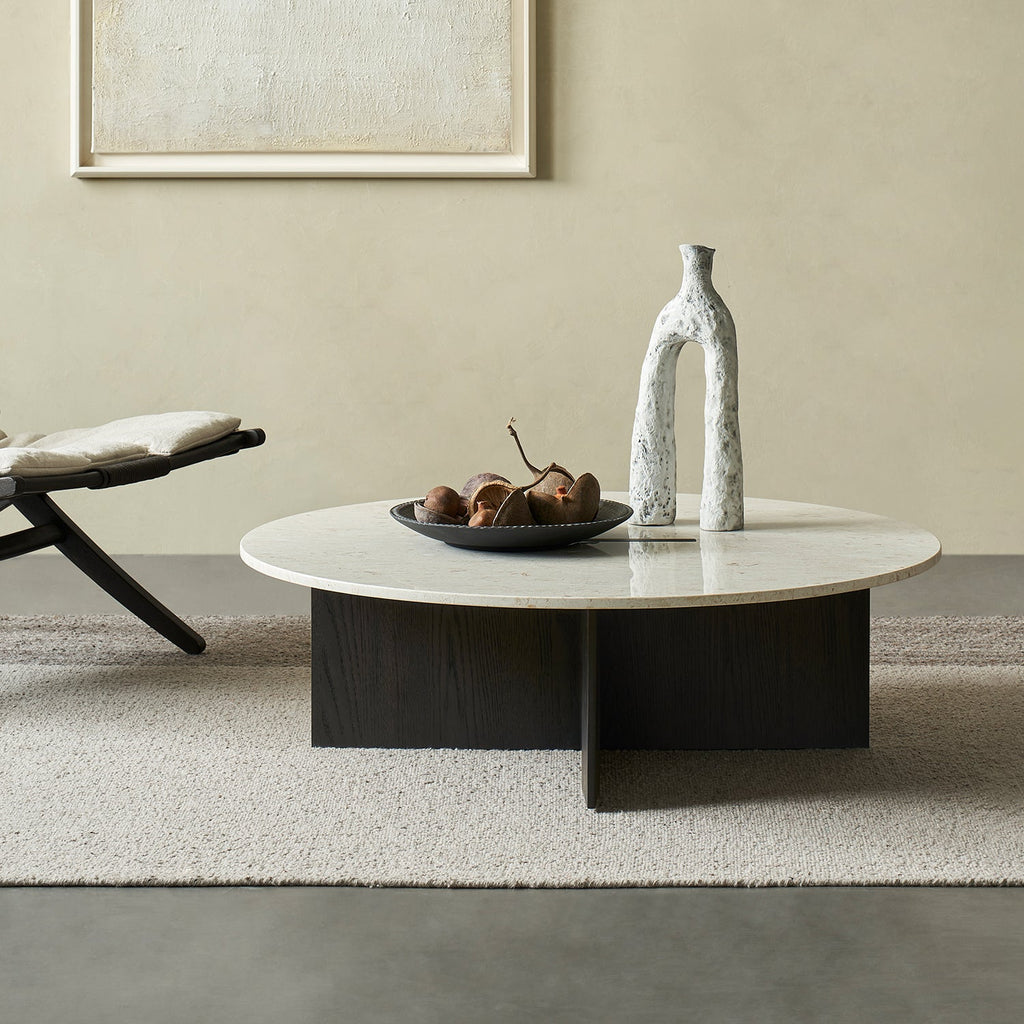 Origami Round Coffee Table Set