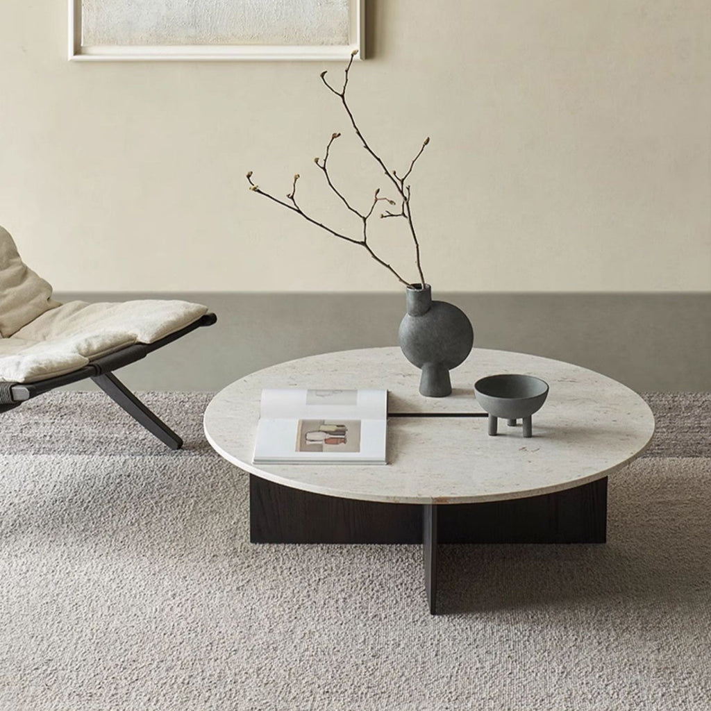 Origami Round Coffee Table Set