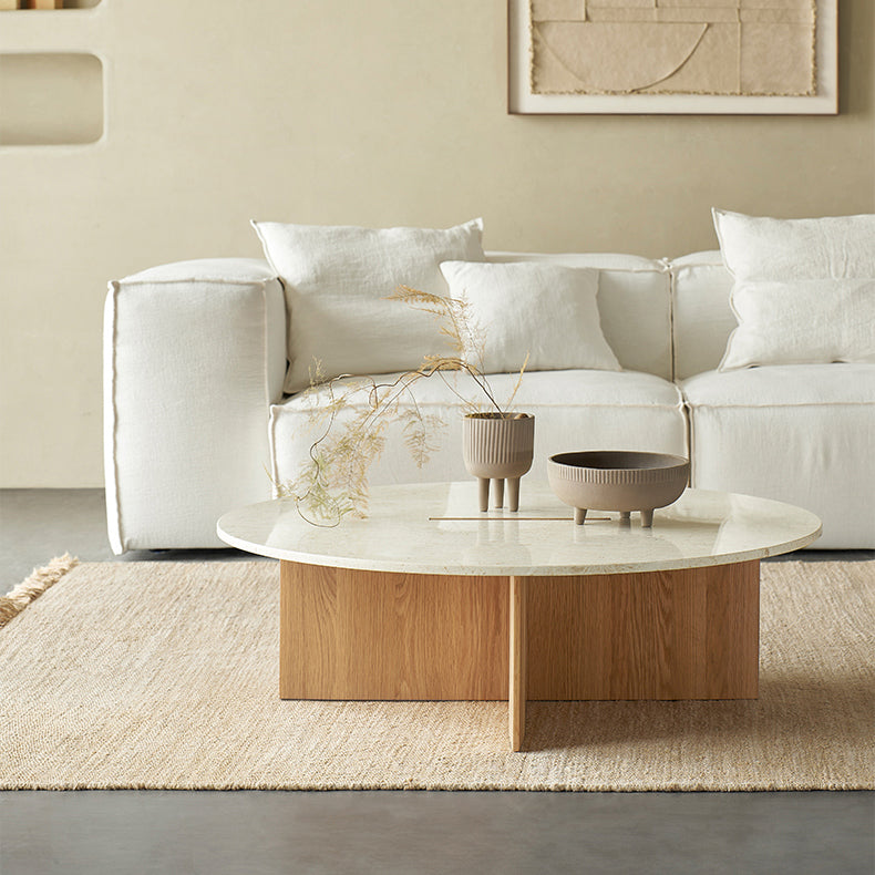 Origami Round Coffee Table Set