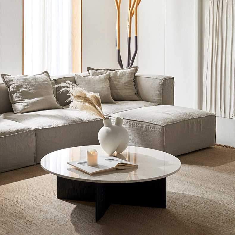 Origami Round Coffee Table Set