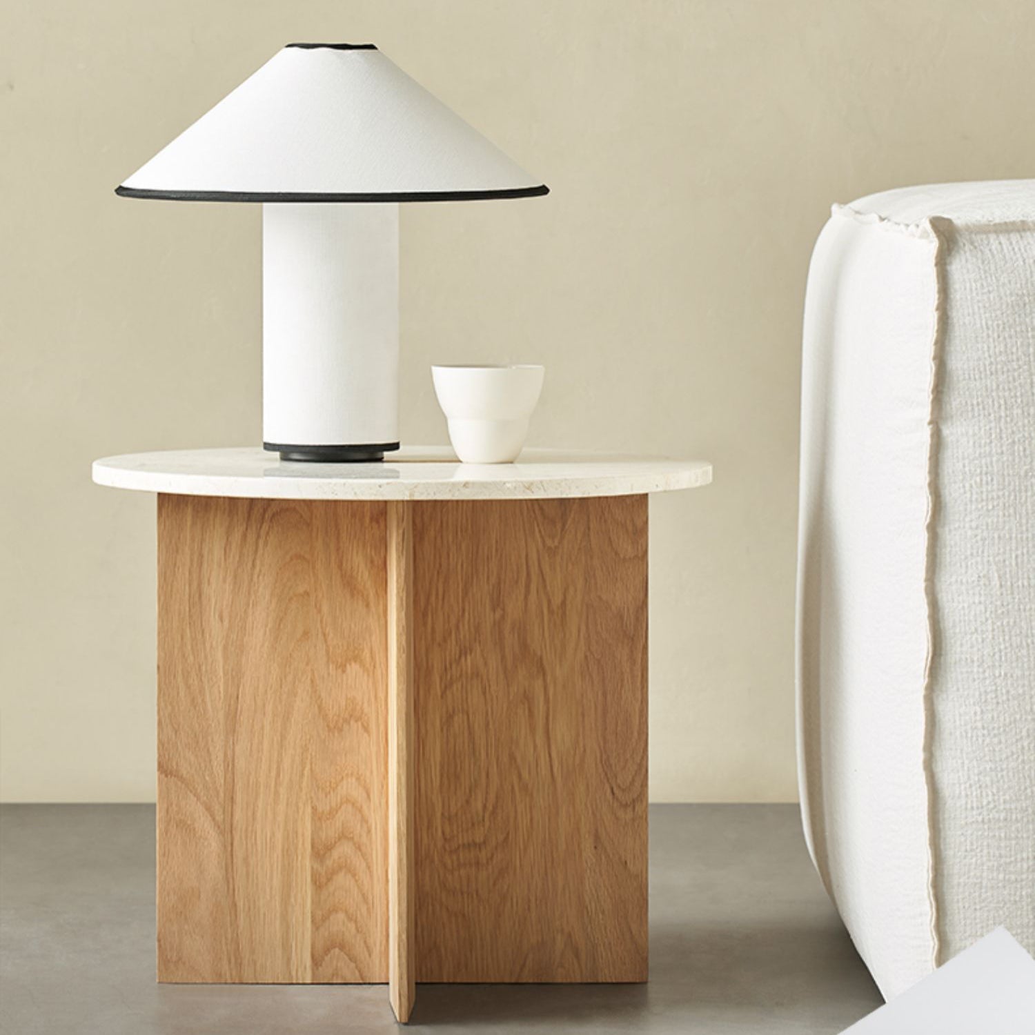 Origami Round Coffee Table Set