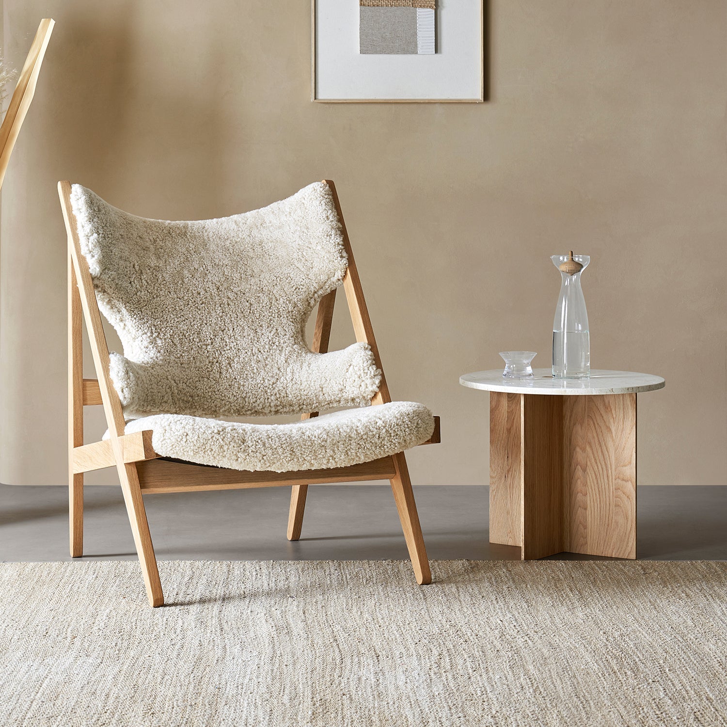 Origami Round Coffee Table Set