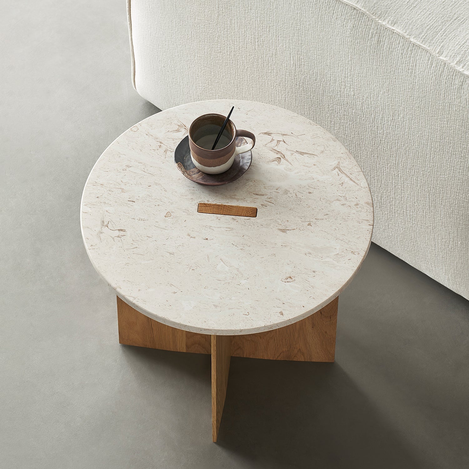 Origami Round Coffee Table Set