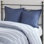 Parure de couette surdimensionnée en coton bleu noble par Madison Park Signature