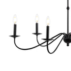 Lustre LED en fer à 6 lumières, 34,75 $, par JONATHAN Y