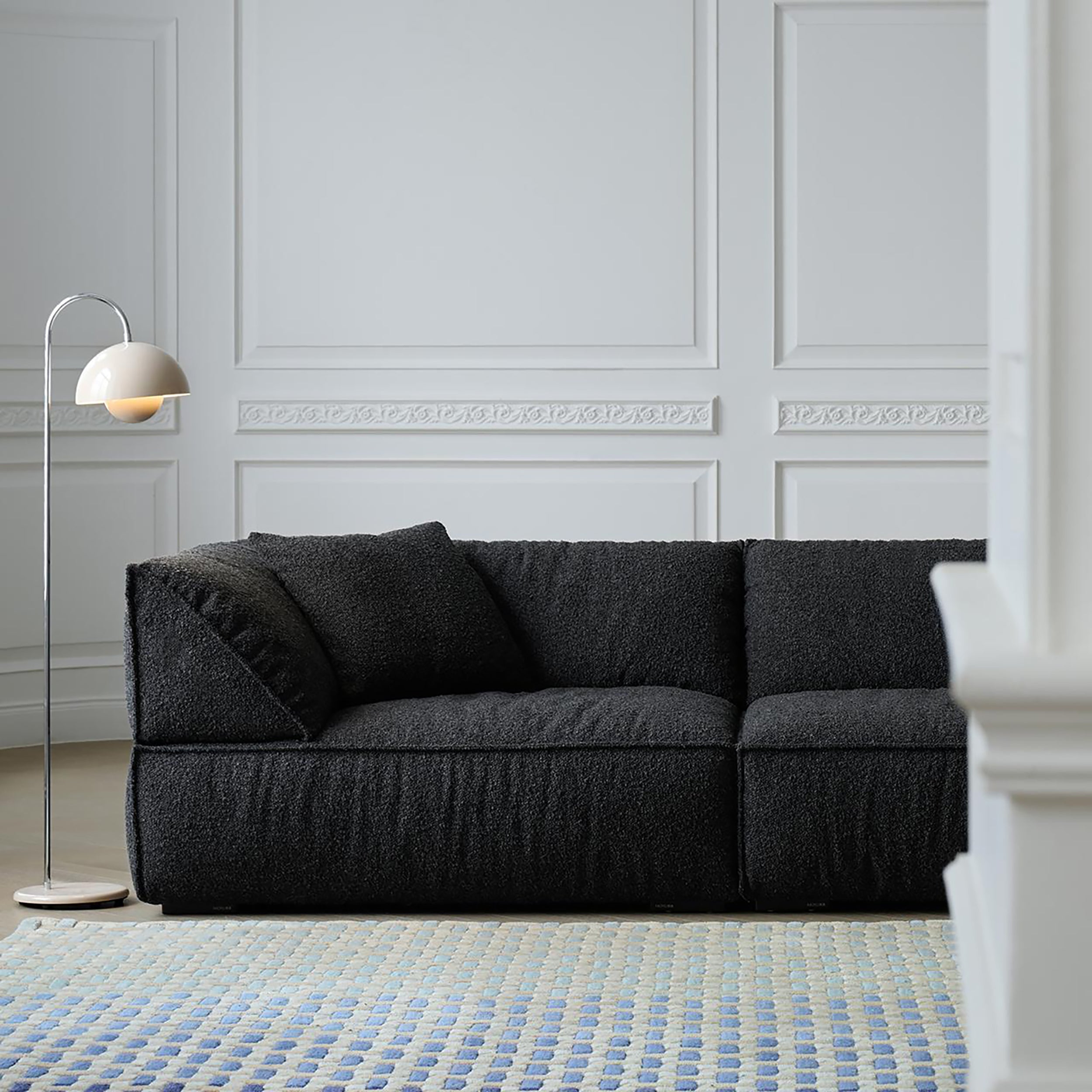 Brioche Soft Boucle Sofa