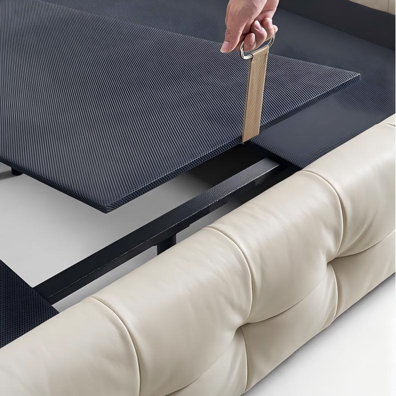 Marshmallow Leather Bed